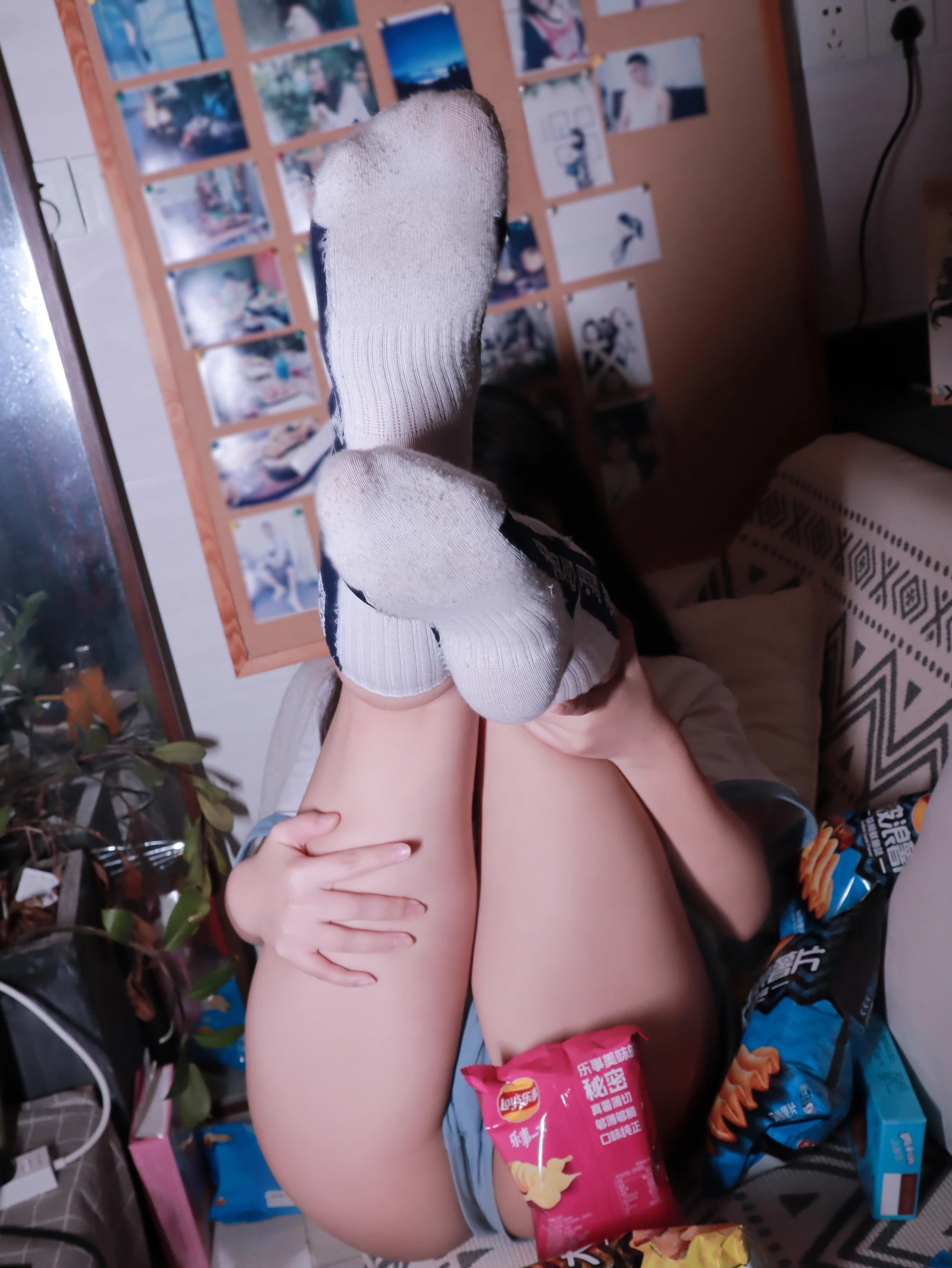 图片[5]-yuuhui玉汇 蓝白条少女 78P-COS世界